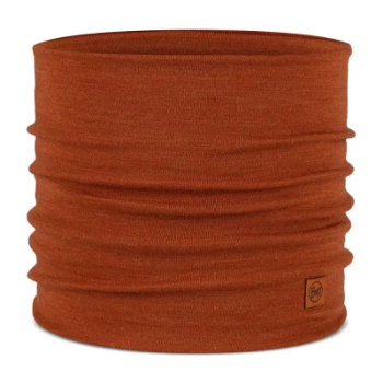 Buff Heavyweight Merino Wool Neckwarmer - Solid Cinnamon