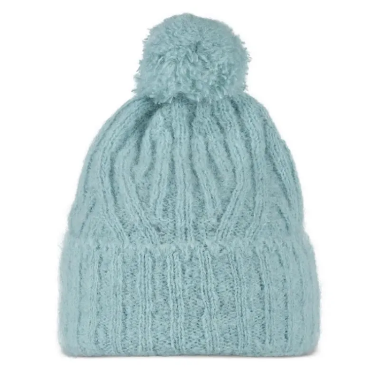 Buff Knitted beanie - Nerla Pool