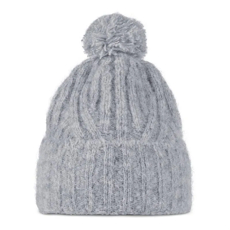 Buff Knitted beanie - Nerla Grey