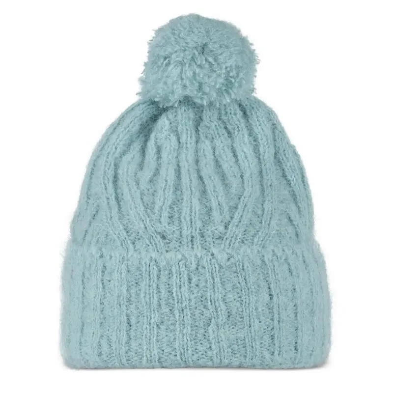Buff Knitted beanie - Nerla Pool