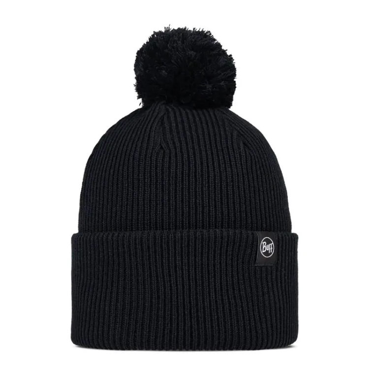 Buff Knitted Beanie - Renvi Black
