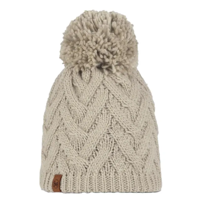 Buff Knitted & Polar Beanie