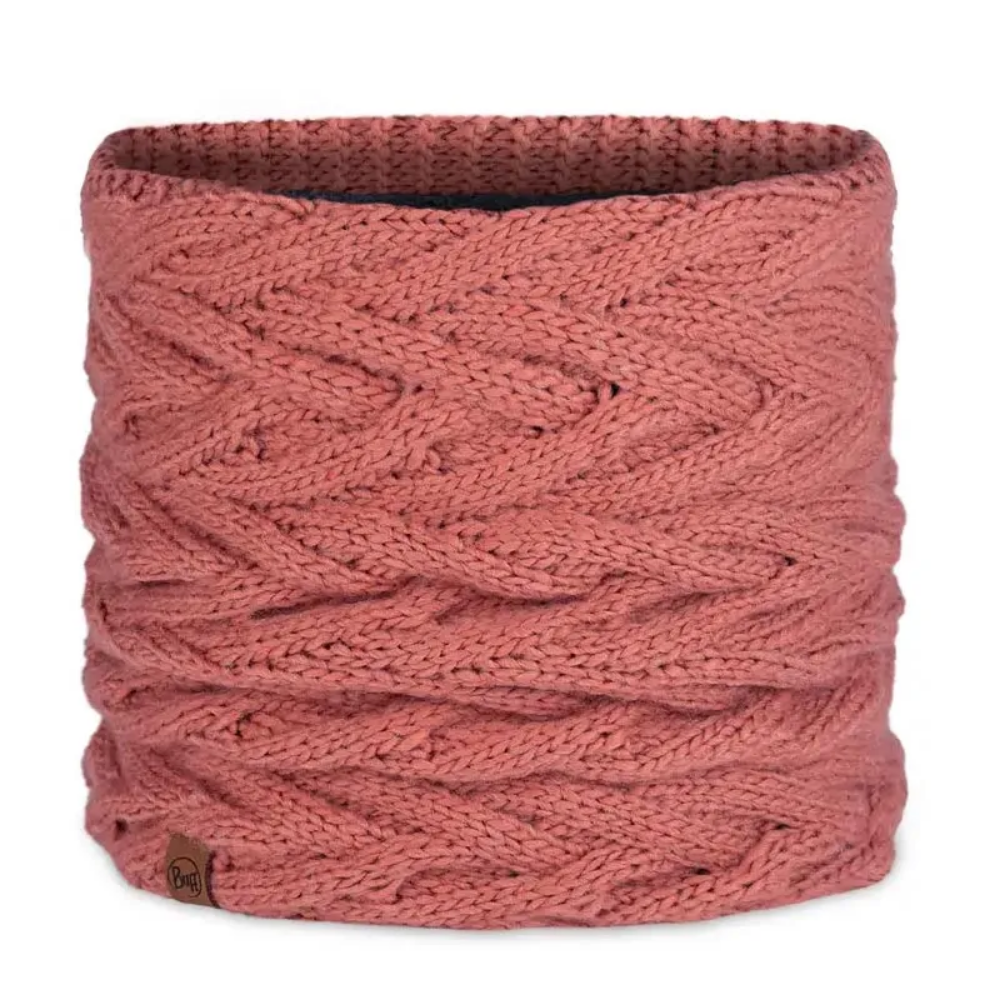 Buff Knitted & Polar Neck Warmer - Caryn Crimson 