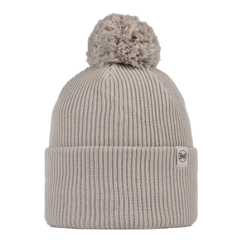 Buff Knitted Beanie - Renvi Birch Grey