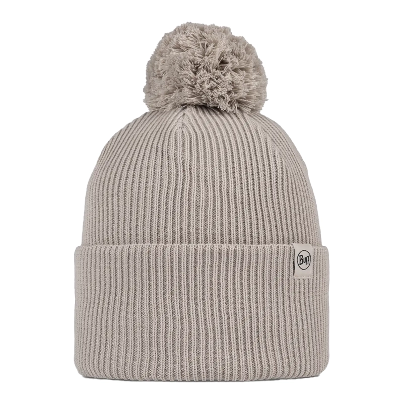 Buff Knitted Beanie - Renvi Birch Grey