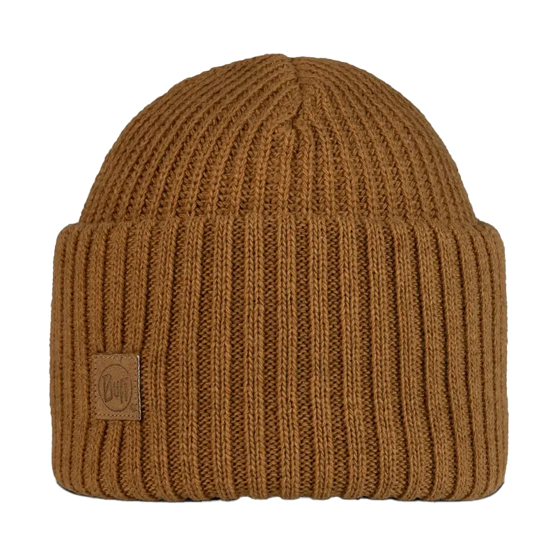 Buff Knitted Beanie - Rutger Copper