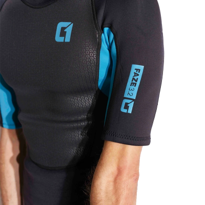 Circle One Faze 3mm Men's Summer Shorty - Black / Blue