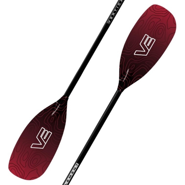 VE Paddles Glass Creeker - Glass Shaft Paddle - Lava 