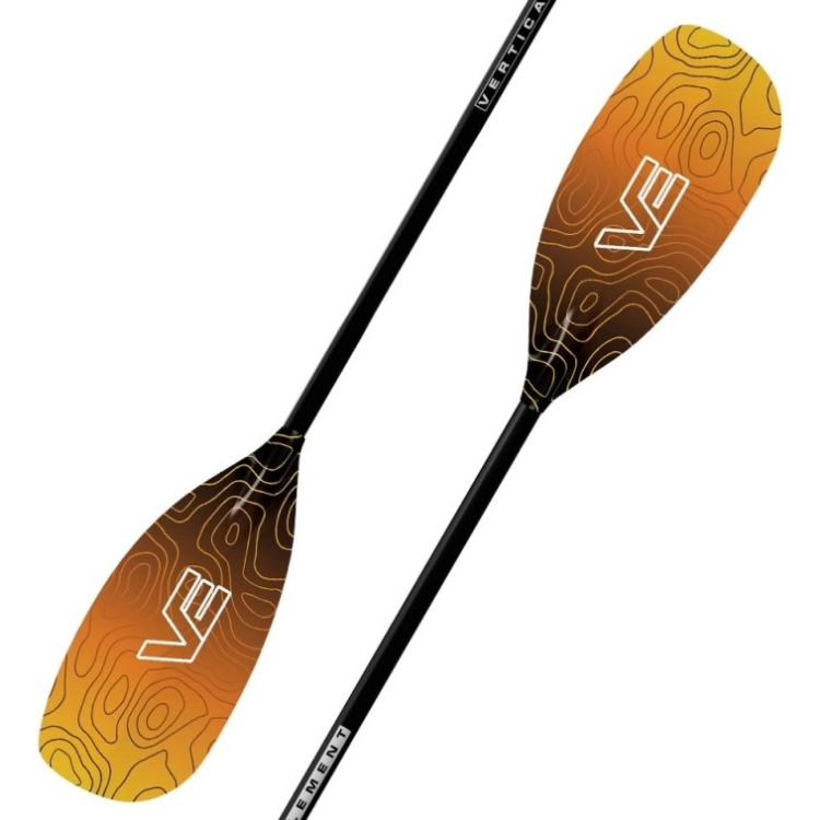 VE Paddles Glass Creeker - Glass Shaft Paddle - Sunrise 