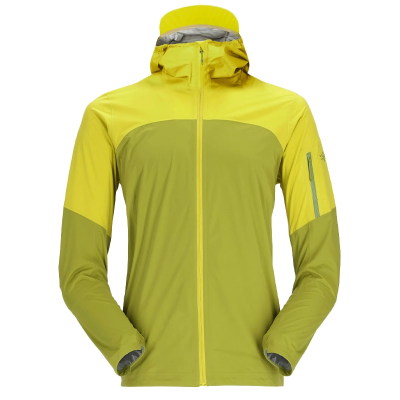 Rab Kinetic Ultra Jacket - Aspen Green / Zest Rab Kinetic Ultra Jacket - Aspen Green / Zest