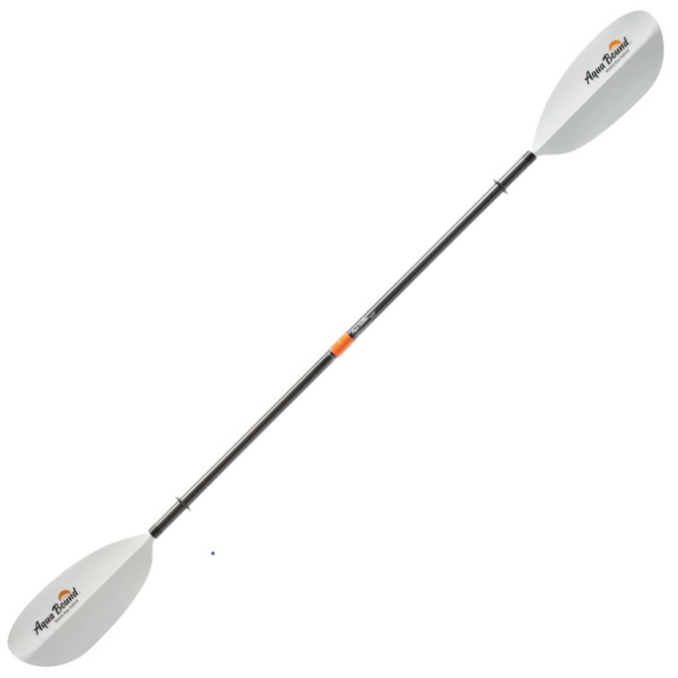 Aqua-Bound Manta Ray Hybrid 2-Piece Posi-Lok Kayak Paddle - White 