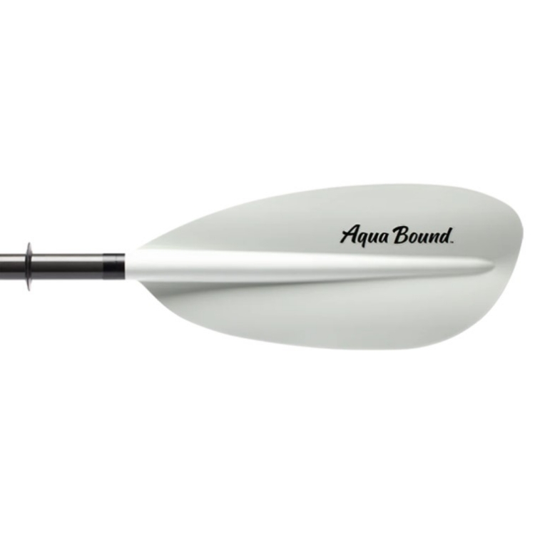 Aqua-Bound Manta Ray Hybrid 2-Piece Posi-Lok Kayak Paddle - White 