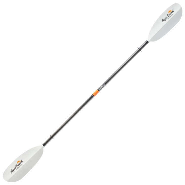 Aqua-Bound Sting Ray Hybrid 2-Piece Posi-Lok Kayak Paddle - White 