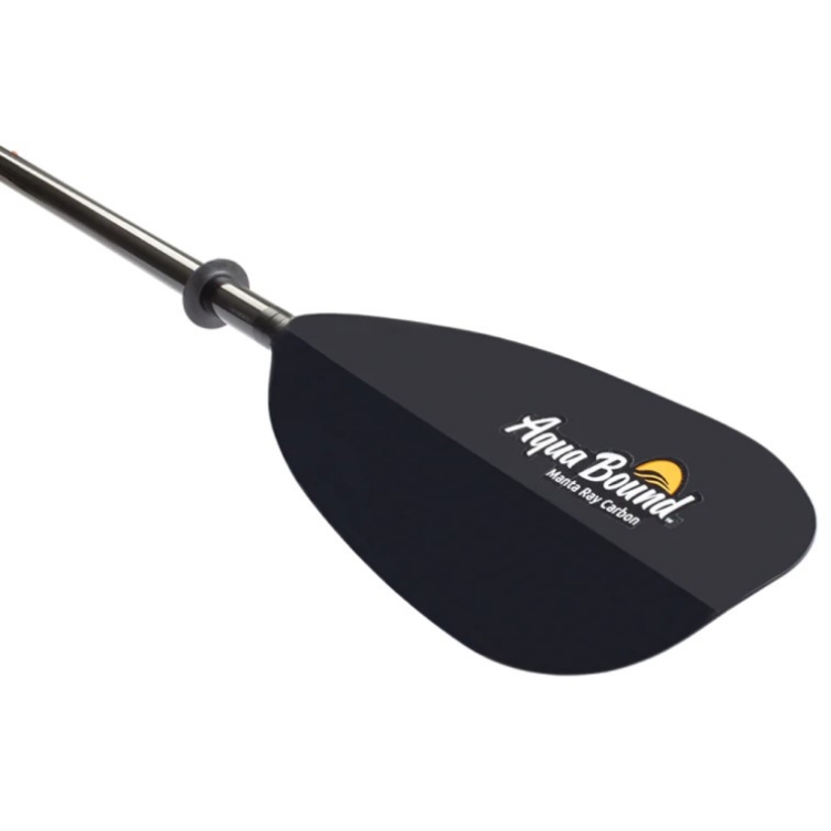 Aqua-Bound Manta Ray Carbon 2-Piece Posi-Lok Kayak Paddle - Black 
