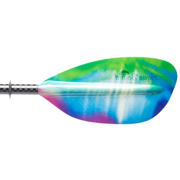 Aqua-Bound Whiskey Fiberglass 2-Piece Posi-Lok Straight Shaft Kayak Paddle - Northern Lights 