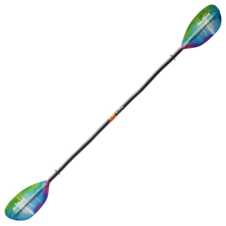 Aqua-Bound Whiskey Fiberglass 2-Piece Posi-Lok Crank Shaft Kayak Paddle - Northern Lights 