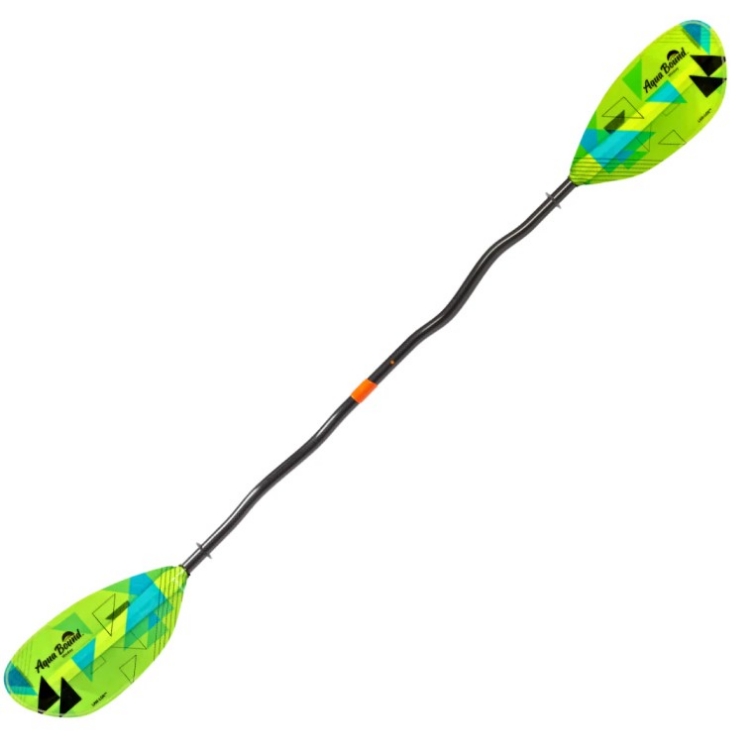 Aqua-Bound Whiskey Fiberglass 2-Piece Posi-Lok Crank Shaft Kayak Paddle - Geo Punch 