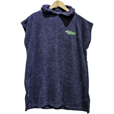 Up and Under Child's Changing Robe - Navy / Black