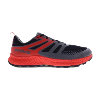 INOV8 TrailFly Men's in Black / Fiery Red / Dark Grey