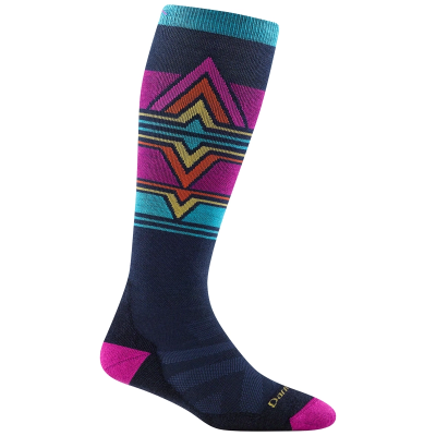 Darn Tough Women's Echo Over-the-Calf Midweight Ski & Snowboard Sock - Eclipse Darn Tough Women's Echo Over-the-Calf Midweight Ski & Snowboard Sock - Eclipse