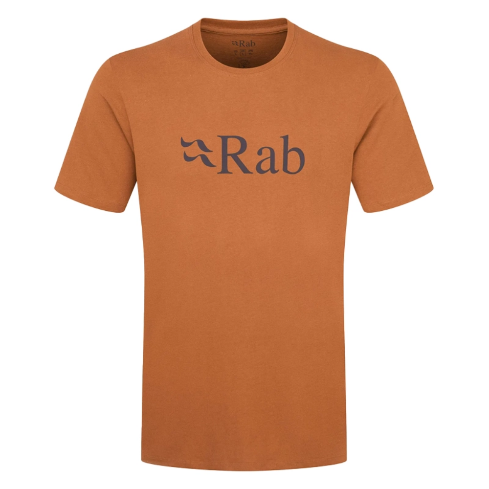 Rab Stance Logo Organic Cotton Tee - Red Earth