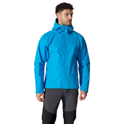 Rab Downpour Waterproof Jacket - Maya Blue