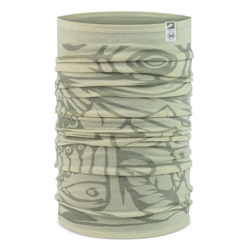 Buff Merino Lightweight Neckwear - Surfrider - Cozumel Pistachio