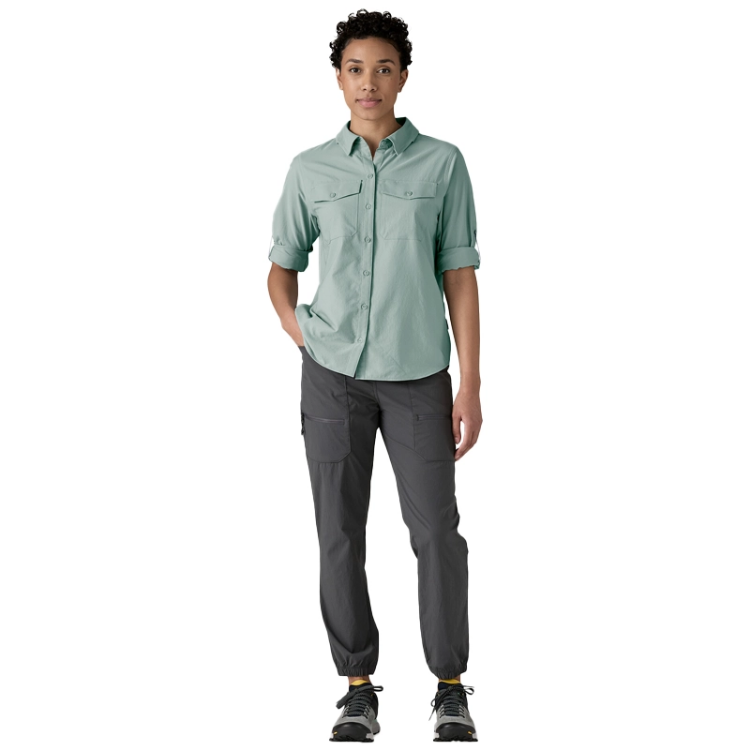 Patagonia Women's Long Sleeve Self Guided Sun Shirt - Thermal Blue