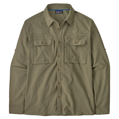 Patagonia Men's Long Sleeve Self Guided Sun Shirt - River Rock Green