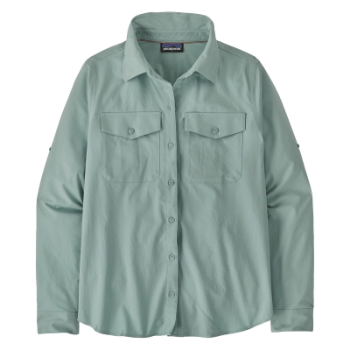 Patagonia Women's Long Sleeve Self Guided Sun Shirt - Thermal Blue