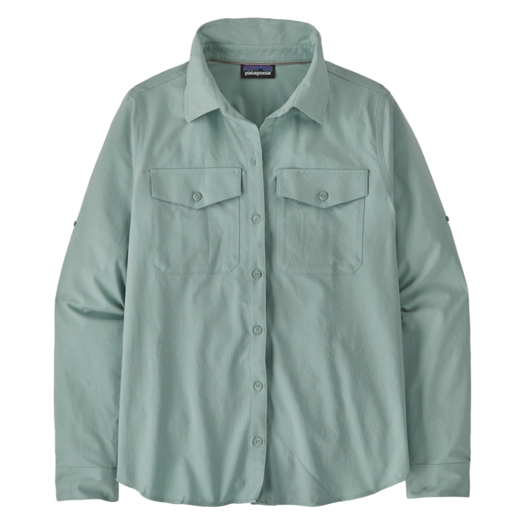 Patagonia Women's Long Sleeve Self Guided Sun Shirt - Thermal Blue