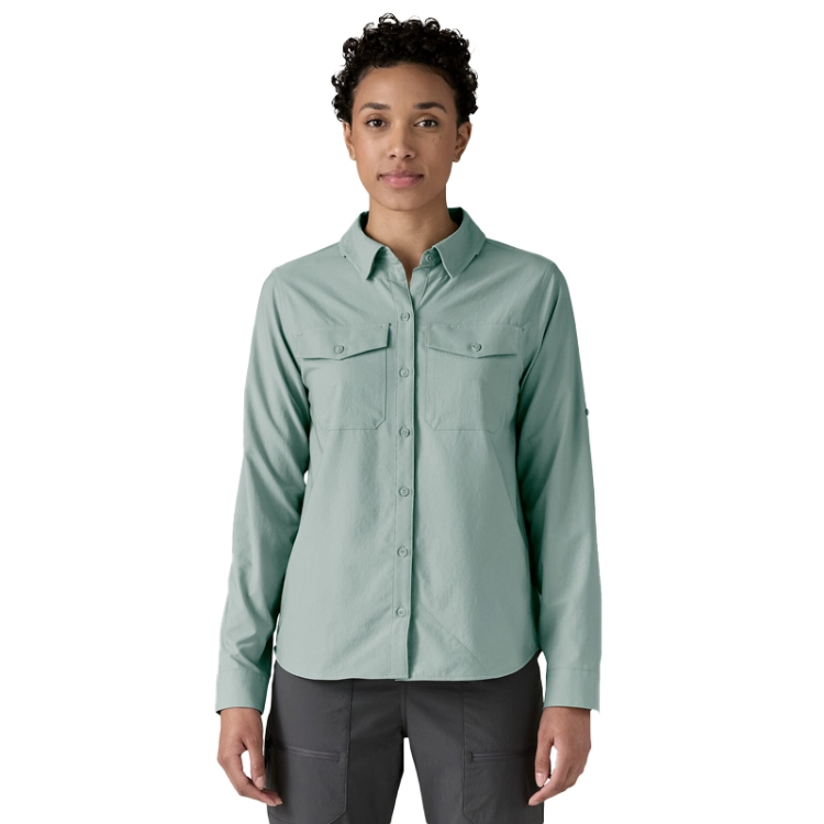 Patagonia Women's Long Sleeve Self Guided Sun Shirt - Thermal Blue