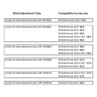 Kajak Sport Shaft Adjustment Tube