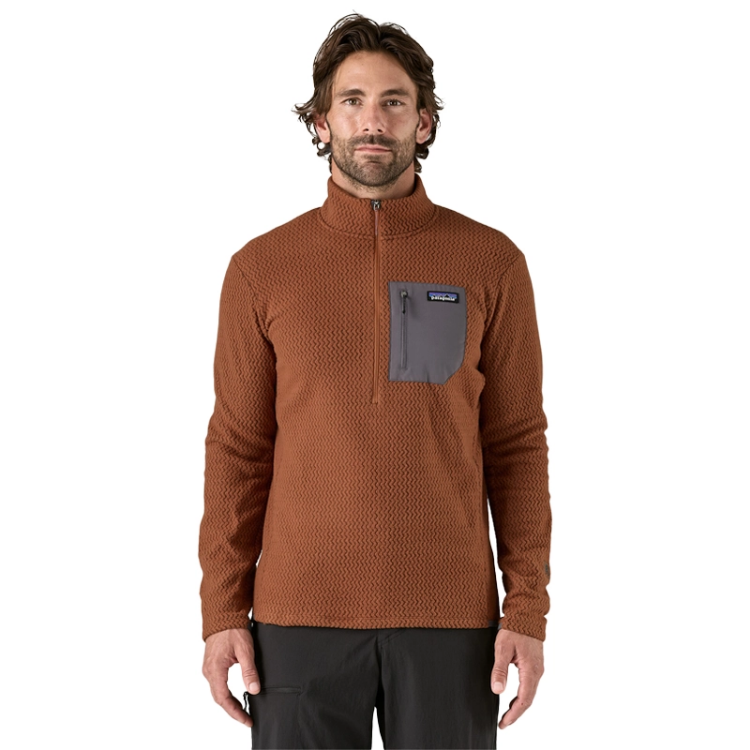 Patagonia Men's R1 Air Zip Neck - Robin Brown