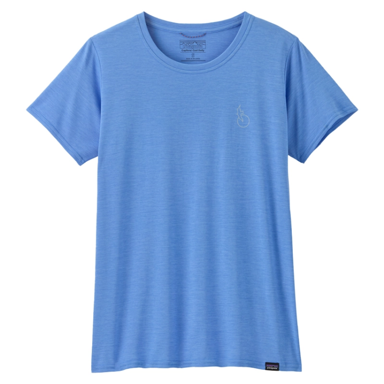 Patagonia Women's Capilene Cool Daily Graphic Shirt - Swelldrifter: Abundant Blue X-Dye