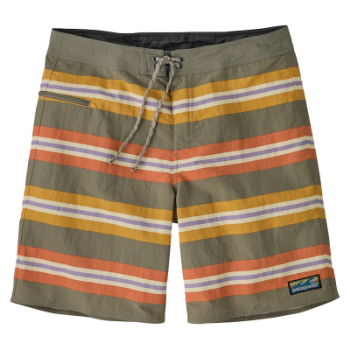 Patagonia Wavefarer Boardshorts - 19 in - Southern Swell: River Rock Green