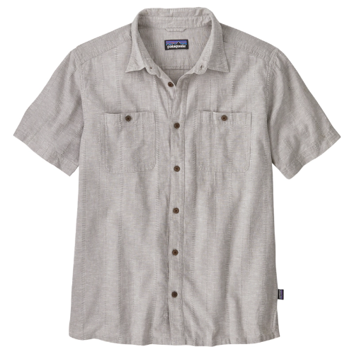 Patagonia Men's Back Step Shirt - Swell Dobby: Salt Grey