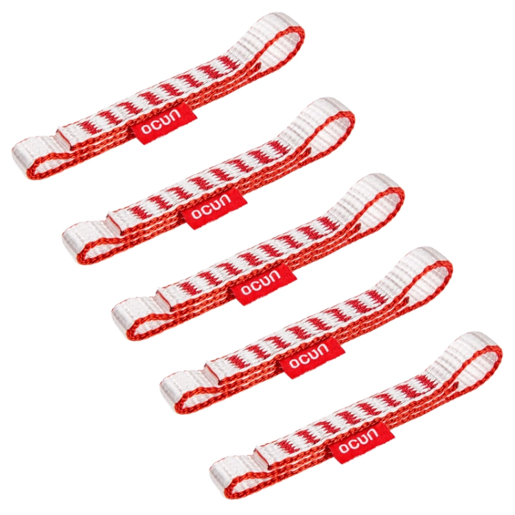OCUN Quickdraw Bio-Dyn 11mm - 10cm Red - Pack of 5
