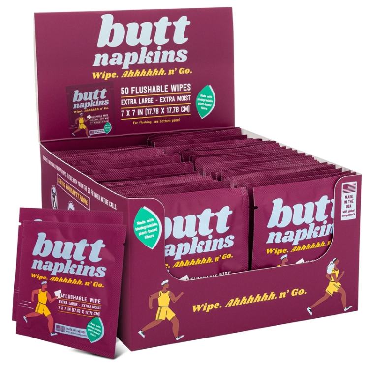 Butt Napkins Running Wipes