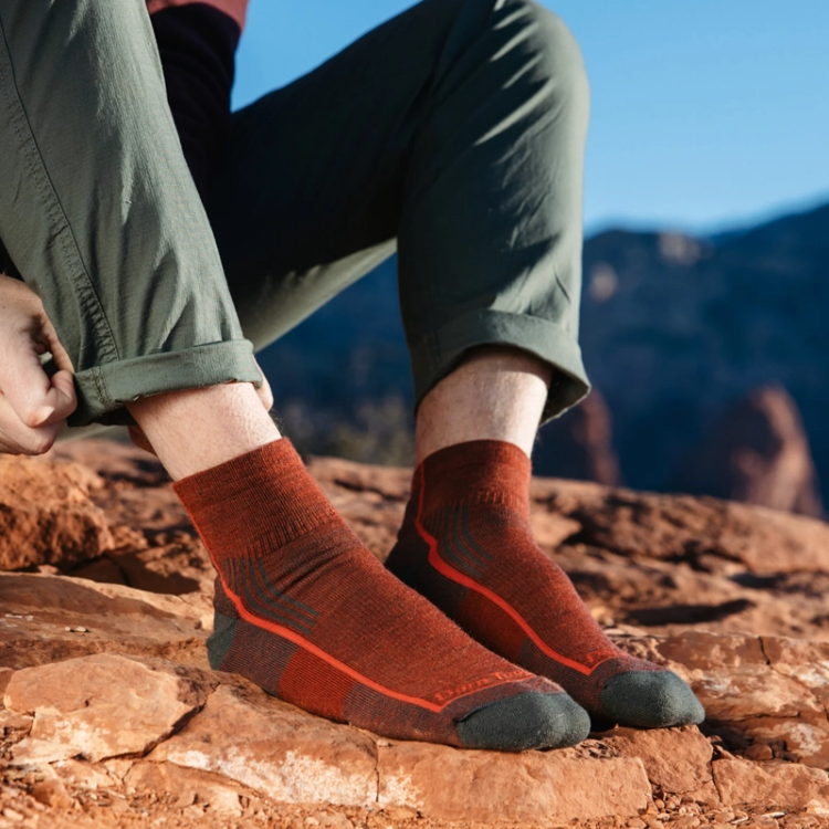 Men's Hiker Quarter Midweight Hiking Sock