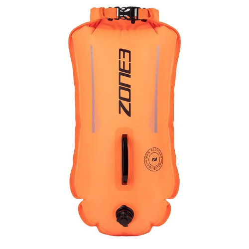 Zone 3 Recycled Swim Safety Buoy / Dry Bag - Orange