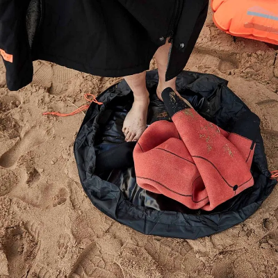 Zone3 Wetsuit Changing Mat - Black / OrangeZone3 Wetsuit Changing Mat - Black