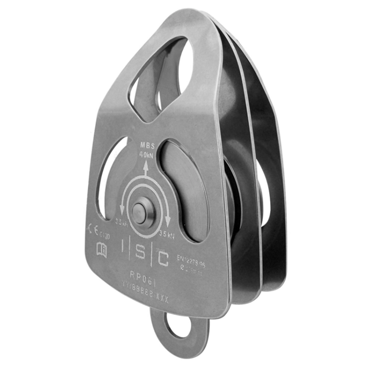 Small Double Pulley with Becket