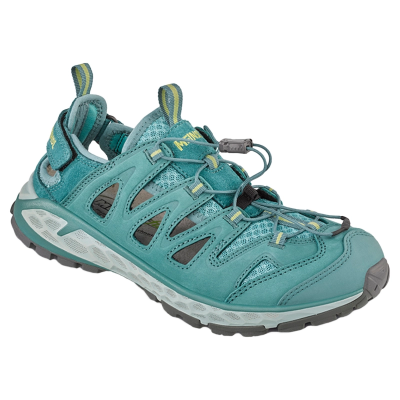 Meindl Brindisi Lady Wide Fit Walking Sandal - Tuerkis / Gelb Meindl Brindisi Lady Wide Fit Walking Sandal - Tuerkis / Gelb
