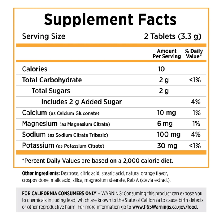 Salt Stick Fastchews - Tart Orange