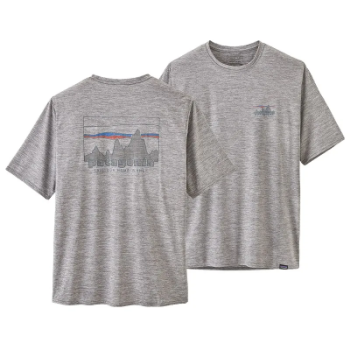 Patagonia Men's Capilene Cool Daily Graphic Shirt - '73 Skyline: Feather Grey