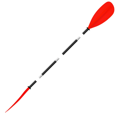 TNP Asymmetric Kayak Paddle Four-Piece - Red TNP Asymmetric Kayak Paddle Four-Piece - Red