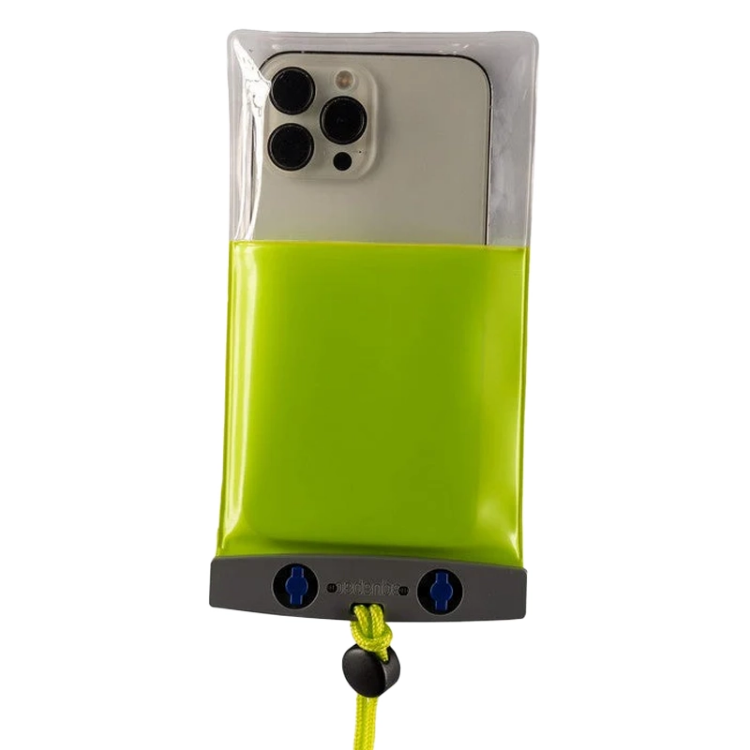 Aquapac Compact Plus Waterproof Phone Case - Lime Green