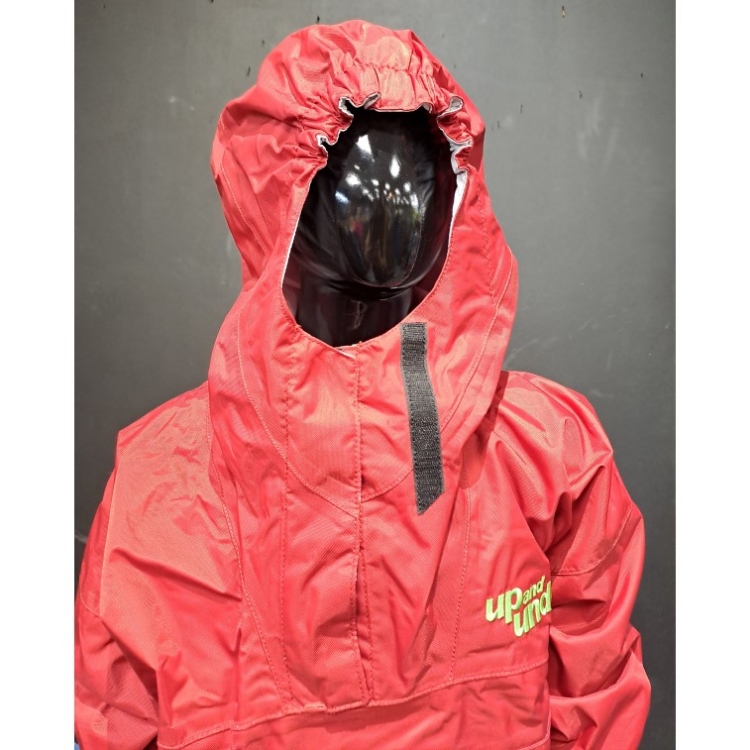 Up and Under Centre Cag Junior - Medium - Red / Mint Green