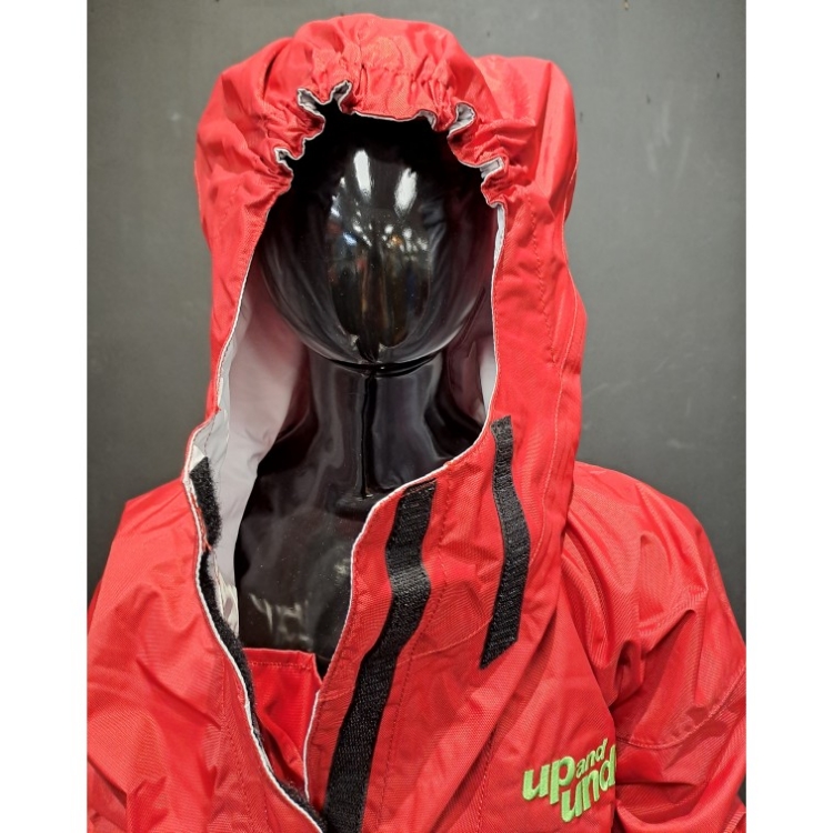 Up and Under Centre Cag Junior - Medium - Red / Mint Green